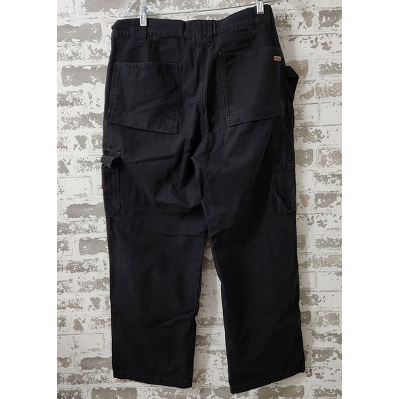 Blaklader Workwear Men's SIze 38x30 Pants Canvas Black Flex Knees - Picture 2 of 3